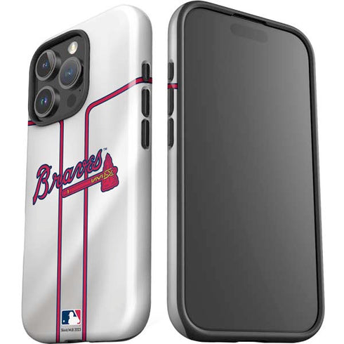 MLB Atlanta Braves Home Jersey iPhone 16 Pro Impact Case